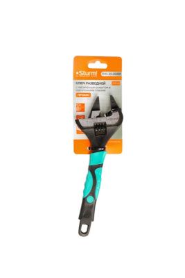 Разводной ключ с супер тонкими губками, 200 мм,зев39мм, фосфатированный,  Sturm-Tehinstrument