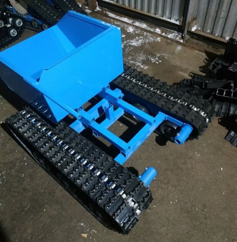 Гусеничный привод с кузовом для мотоблока с шестигранным редуктором 23 мм.-Tehinstrument