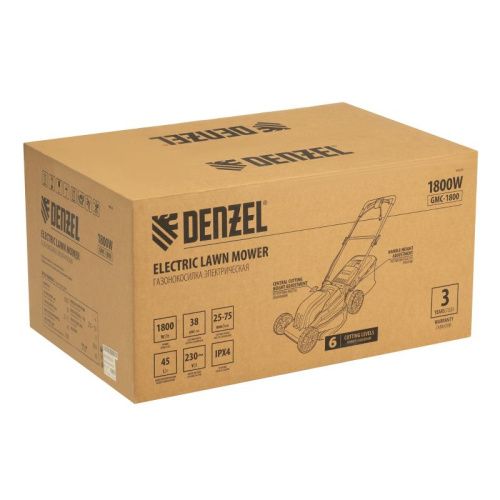 Газонокосилка электрическая Denzel GMC-1800-Tehinstrument