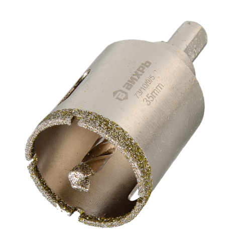 Коронка алмазная Вихрь по керамограниту/керамике, 35 мм-Tehinstrument