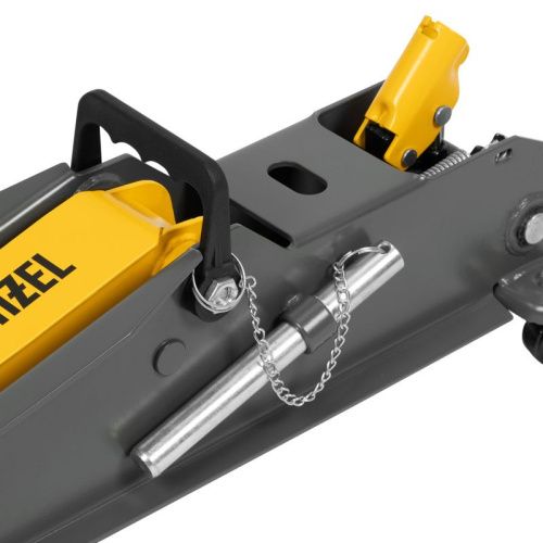 Домкрат гидравлический подкатной с фиксатором, 3 т, 150-532 мм, SUV/ Denzel-Tehinstrument