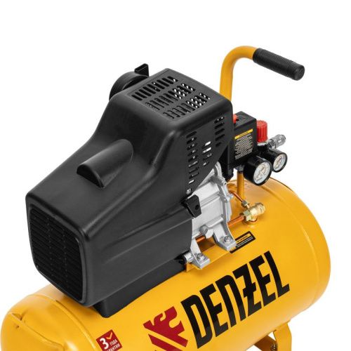 Компрессор воздушный, прямой привод DC1500/50, 1.5 кВт, 50 литров, 220 л/мин Denzel-Tehinstrument