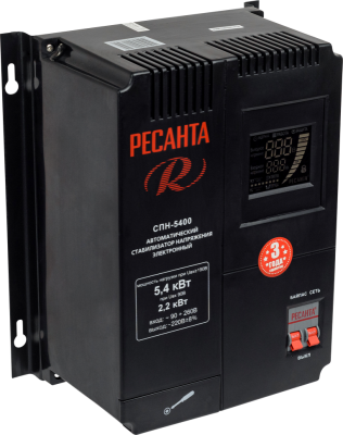 Стабилизатор напряжения РЕСАНТА СПН-5400-Tehinstrument
