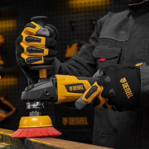 Щетка для УШМ, 100 мм, Чашка, нейлоновая щетина, М14 Denzel-Tehinstrument