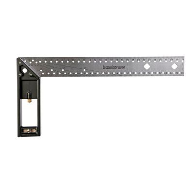 Угольник разметочный, 300мм, выдвижной упор, чертилка, hanskonner-Tehinstrument