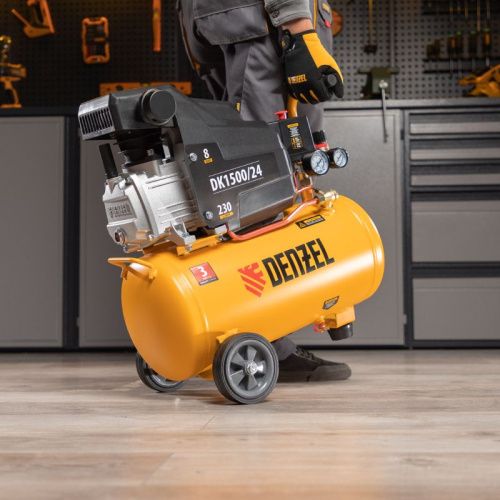 Компрессор воздушный Denzel DK1500/24, Х-PRO-Tehinstrument