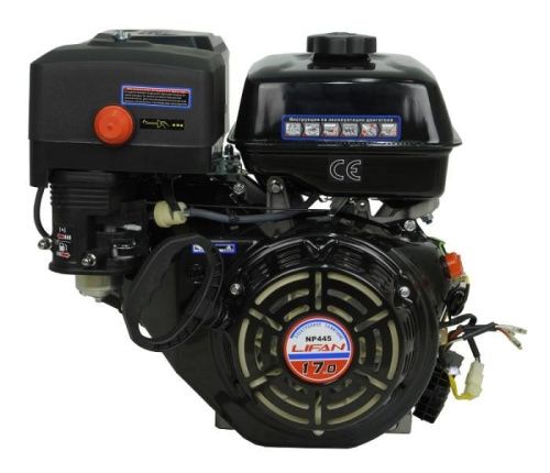 Двигатель Lifan NP445, вал ?25мм, катушка 3 Ампера-Tehinstrument