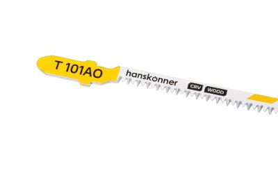 Пилки для лобзика ДЕРЕВО 2шт, T101AO (дер 1,5-15мм, фанера 3-15мм) Hanskonner-Tehinstrument