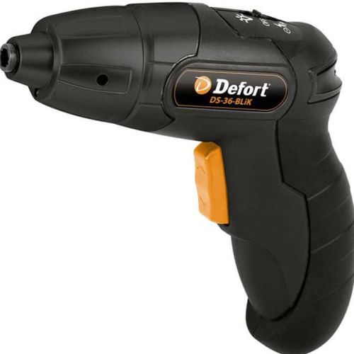 Аккумуляторная отвертка Defort DS-36-BLiK (отвертка Дефорт 36BLiK), 98295696-Tehinstrument