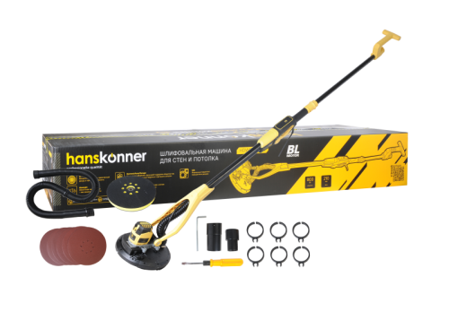 Машина для шлифовки стен Hanskonner PLATINUM, HDWS6080BL-Tehinstrument