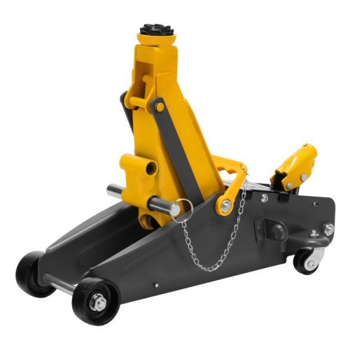 Домкрат гидравлический подкатной с фиксатором, 2,8 т, 135-385 мм Denzel-Tehinstrument