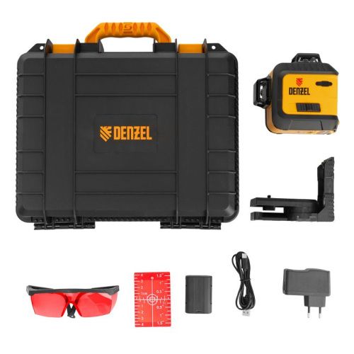 Лазерный уровень мультипризменный Denzel LX 360-2 Red-Tehinstrument