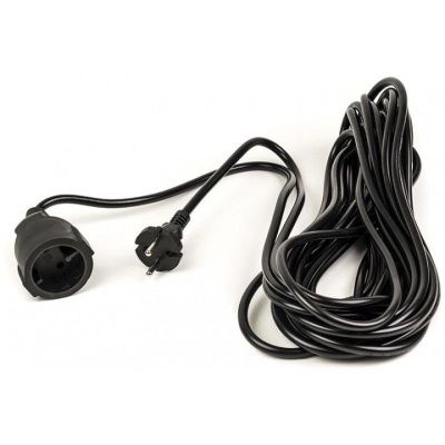 Удлинитель силовой QUATTRO ELEMENTI УХ10-101 - 10 м, провод ПВС 2х1,0 мм2, 1 литая роз.-Tehinstrument