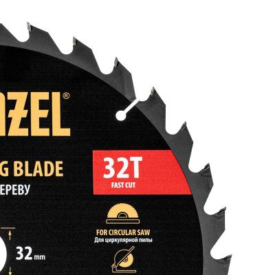 Пильный диск по дереву ф305 х 32 мм, 32 зубьев Denzel-Tehinstrument