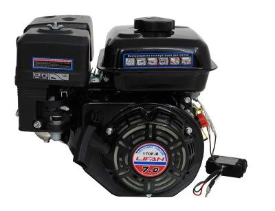 Двигатель Lifan 170F-R, вал ?20мм, катушка 7 Ампер-Tehinstrument