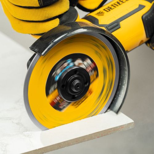 Диск алмазный, отрезной сплошной, 125 х 22.2 мм, мокрая резка Denzel-Tehinstrument