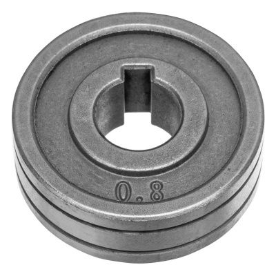 Подающий ролик, V профиль под стальную проволоку 0,8-1мм, 2 шт Denzel-Tehinstrument