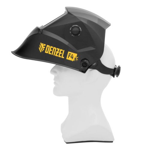 Щиток защитный лицевой (маска сварщика) F4, см. окно 90х35, DIN4/9-13// Denzel-Tehinstrument