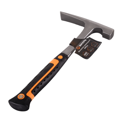 Молоток каменщика Вихрь 600гр., цельнометаллический, двухкомпонентная рукоятка-Tehinstrument