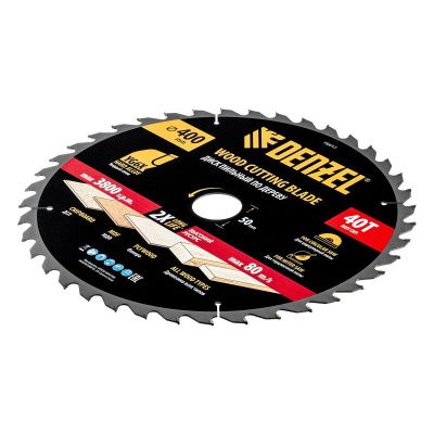 Пильный диск по дереву ф400 х 50 мм, 40 зубьев Denzel-Tehinstrument