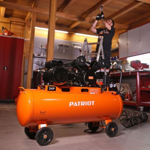 Компрессор поршневой ременной Patriot LRM 100-480R-Tehinstrument