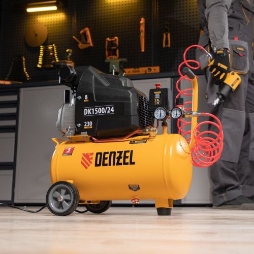 Компрессор воздушный Denzel DK1500/24, Х-PRO-Tehinstrument