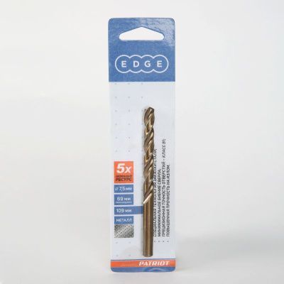 Сверло по металлу (7.5х109/69 мм), Patriot-Tehinstrument