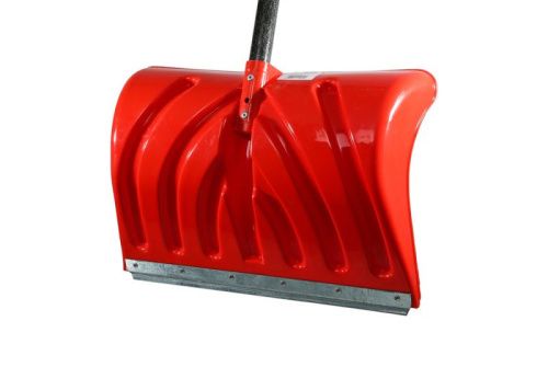 Лопата снегоуборочная 49х35 см, морозостойкий пластик, фибергласовый черенок  Sturm-Tehinstrument