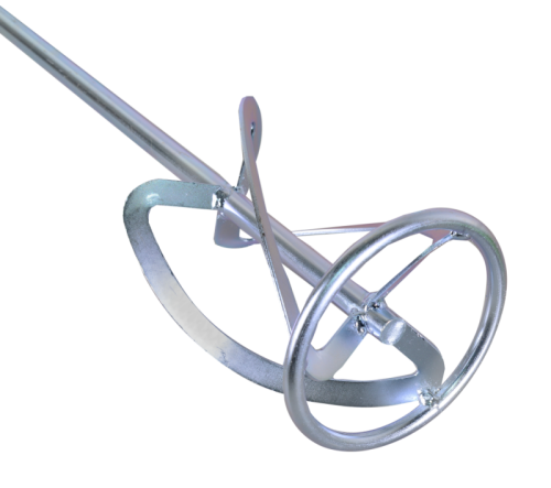 Насадка-миксер оцинкованная Вихрь 120х600 мм, М14 для строительных смесей-Tehinstrument