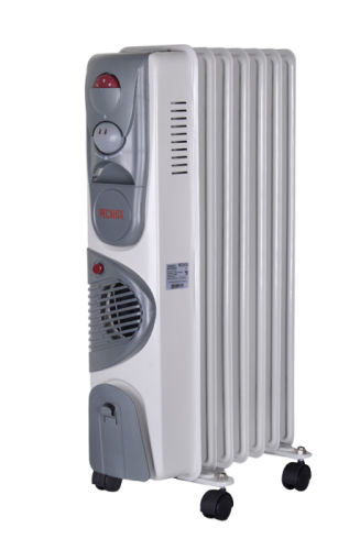 Масляный радиатор РЕСАНТА ОМ-7НВ с вентилятором-Tehinstrument