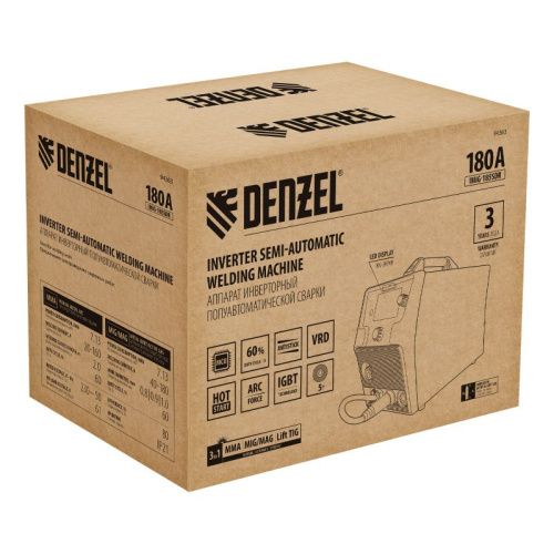 Полуавтоматический сварочный аппарат Denzel IMIG-185SDR-Tehinstrument