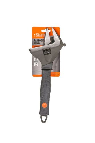 Разводной ключ с тонкими губками, 300 мм, зев 60мм, фосфатированный,  Sturm-Tehinstrument