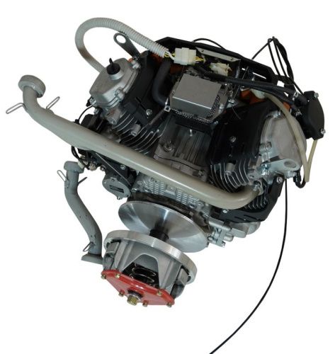 Двигатель Lifan LF2V80F-A (4500), 29 л.с. D25 20А (вариатор+провода+выхлопн система) на Буран-Tehinstrument