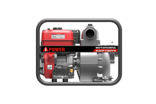 Бензиновая мотопомпа для сильнозагрязнённой воды A-iPower AWP100TX-Tehinstrument