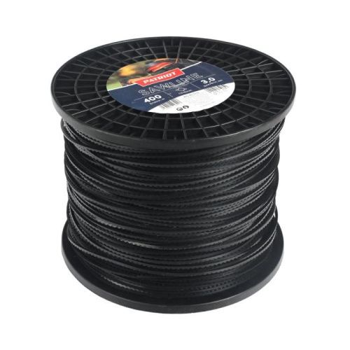 Леска Sawline D 3,0 мм L 400 м (квадрат, пилообразный профиль, черная), Patriot-Tehinstrument