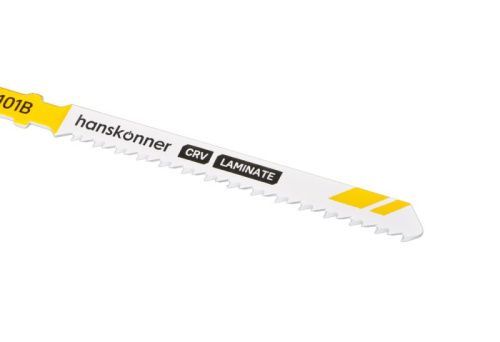 Пилки для лобзика по ламинату 2шт, T101B (дер,ДСП,фанера 3-30мм) Hanskonner-Tehinstrument