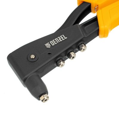 Заклепочник ручной, 255 мм, литой, усиленный, заклепки 2,4-3,2-4,0-4,8 мм Denzel-Tehinstrument