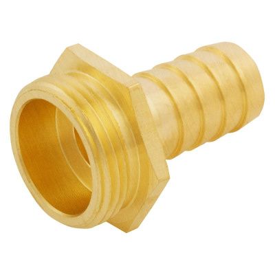 Штуцер для шланга 3/4" с наружной резьбой G1" Denzel-Tehinstrument