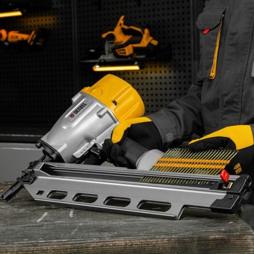 Гвозди для пнев. нейлера (крашен.), длина - 90 мм, диам. - 3,05 мм, 2000 шт. Denzel-Tehinstrument