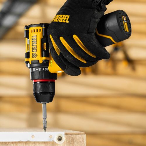 Дрель-шуруповерт аккумуляторная бесщет. CDH-BL-12, Li-Ion, 12 В Denzel-Tehinstrument