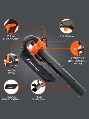 Воздуходувка-пылесос бензиновая Patriot BG 225-Tehinstrument