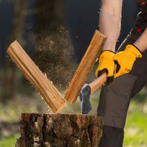 Топор кованый, 680 г, американский тип, буковая рукоятка, 360мм, EFP Denzel-Tehinstrument