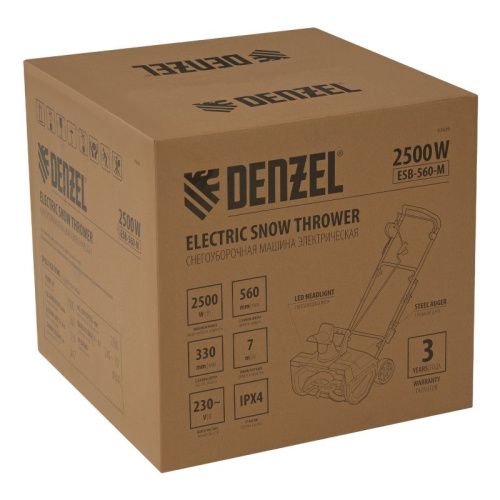 Электрическая снегоуборочная машина Denzel ESB-560-M-Tehinstrument