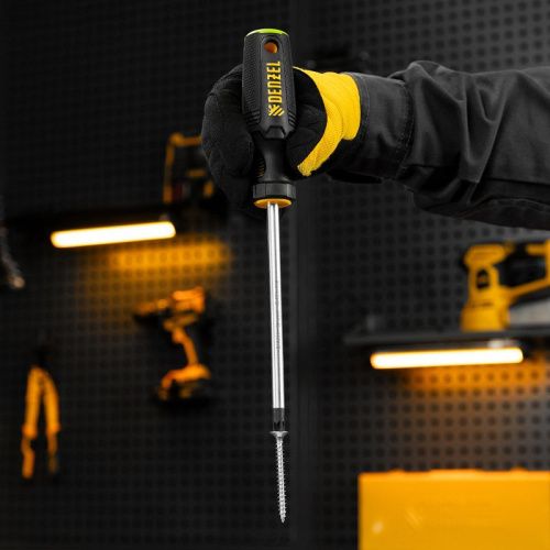 Отвертка, PZ3x150 мм, S2, 3к рукоятка Denzel-Tehinstrument
