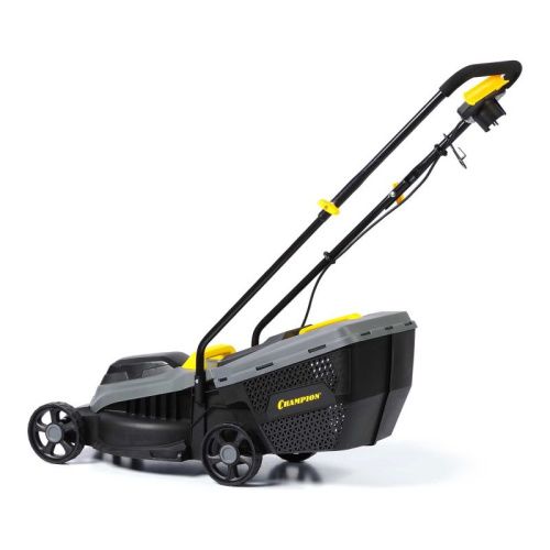 Газонокосилка эл. CHAMPION EM3212/1 (1,2 кВт пласт.травосб. 30л ширина 320мм 30-70мм, 7,1кг)-Tehinstrument