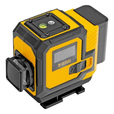 Лазерный уровень мультипризменный DLV-360-3C, 30 м, зеленый луч, Li-Ion 2,4 Aч, кейс// Denzel-Tehinstrument