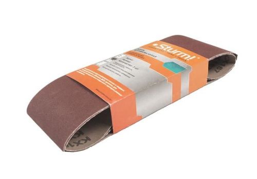 Шлифлента универсальная, 100х610мм, P120, 3 шт, для ЛШМ, х/б ткань,  Sturm-Tehinstrument