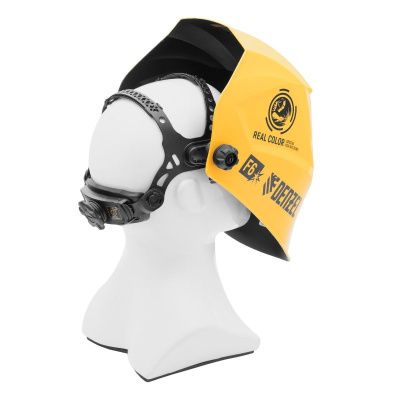 Щиток защитный лицевой (маска сварщика) F6, см. окно 93х43, Real Color, DIN4/5-8/9-13// Denzel-Tehinstrument