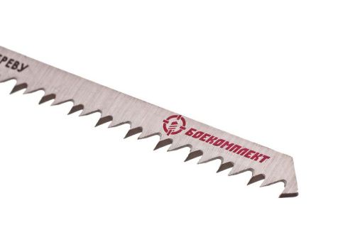 Пилки для лобзика по дереву T301CD, 5 шт, 115х90мм, шаг зуба 3мм, чистый прямой рез, HCS, БОЕКОМПЛЕКТ-Tehinstrument