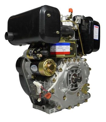 Двигатель Lifan Diesel 186FD, шлицевой вал, катушка 6 Ампер-Tehinstrument